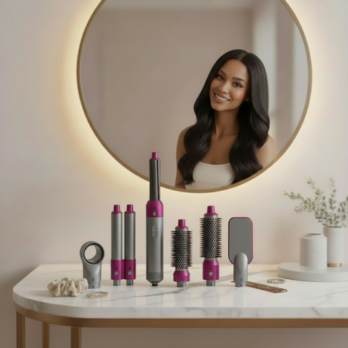 Hair Curler Vanity Shot