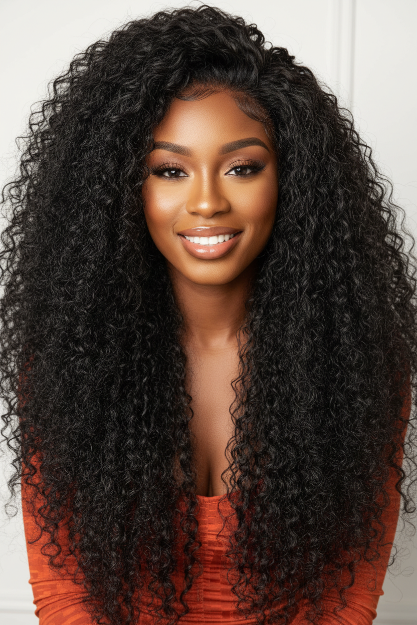 Kinky Curly Lace Front Wig Lifestyle