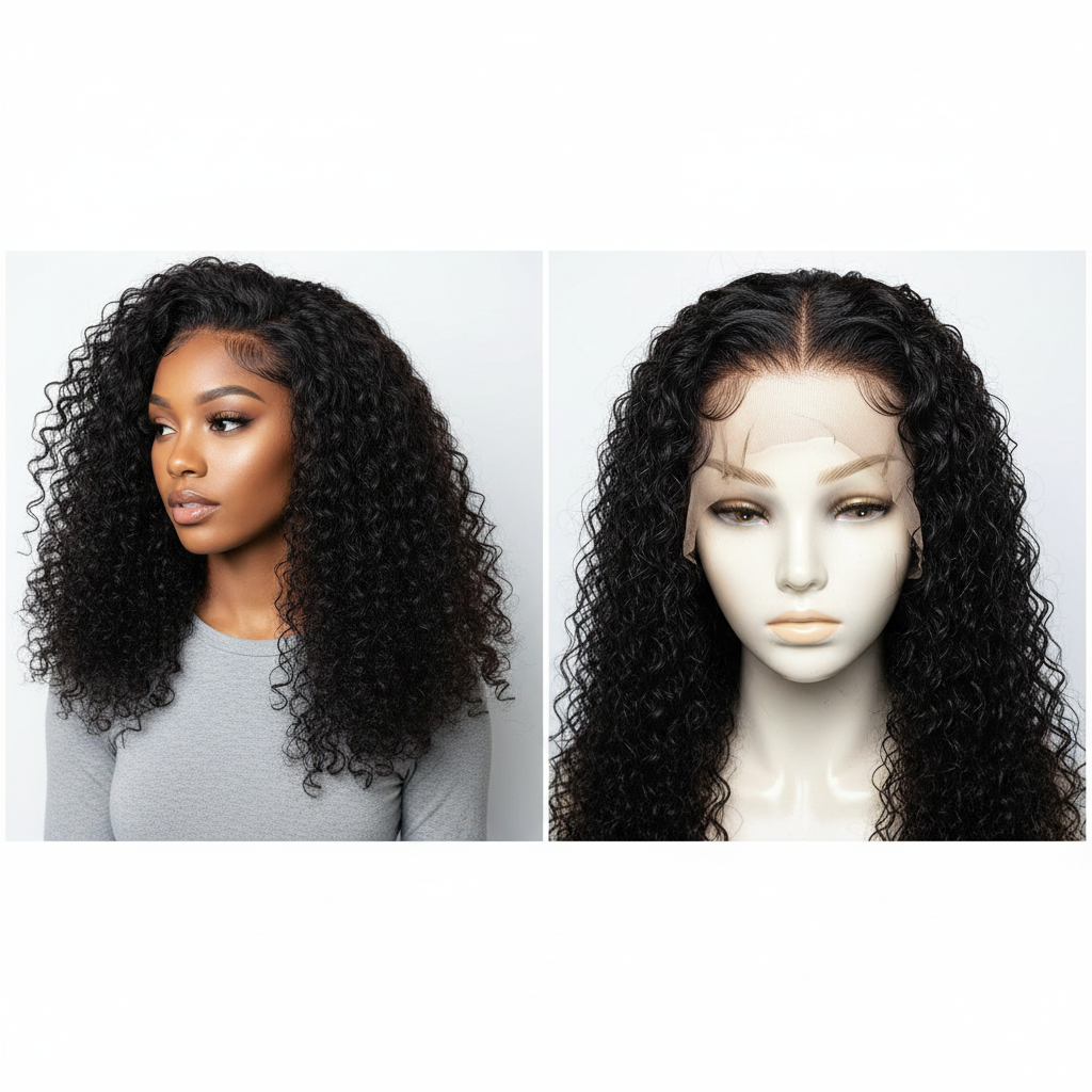 Kinky Curly Lace Front Wig Product Shot